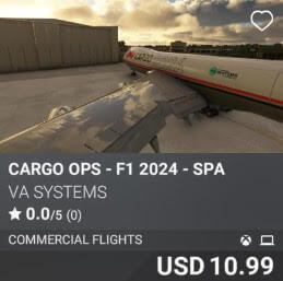 Cargo Ops - F1 2024 - Spa by VA Systems. USD 10.99