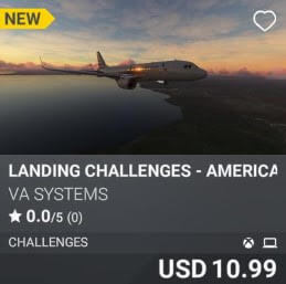 Landing Challenges - American Airlines - Vol 7 by VA Systems. USD 10.99