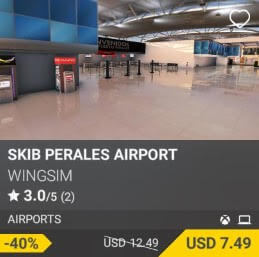 SKIB Perales Airport by WINGSIM. USD 12.49 (on sale for 7.49)