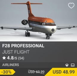 F28 Professional by Just Flight. USD 69.99 (on sale for 48.99)