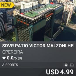 SDVR Patio Victor Malzoni Heliport by gpereira. USD 4.99