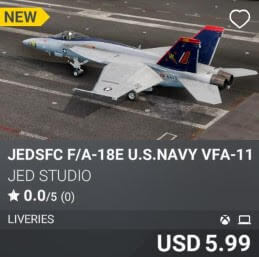 JEDSFC F/A-18E U.S. Nacy VFA-11 Jed Studio USD 5.99