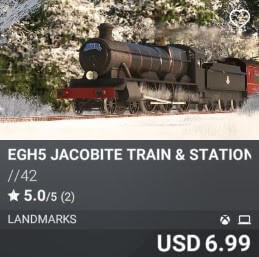 EGH5 Jacobite Train & Station by //42. USD 6.99