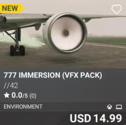 777 Immersion (VFX Pack) by //42. USD 14.99