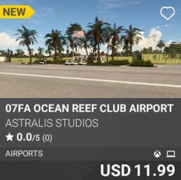 07FA Ocean Reef Club Airport by Astralis Studios. USD 11.99