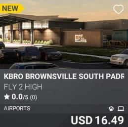 KBRO BROWNSVILLE SOUTH PADRE ISLAND AIPRPORT by Fly 2 High. USD 16.49