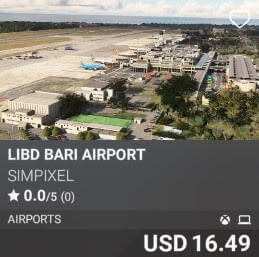 LIBD Bari Airport by Simpixel. USD 16.49