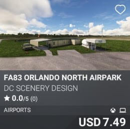 FA83 Orlando North Airpark DC Scenery Design USD 7.49