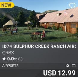 ID74 Sulpher Creek Ranch Airstrip Orbx USD 12.99