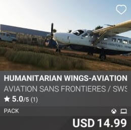 Humanitarian Wings Aviation Aviation Sans Frontieres USD 14.99