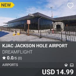 KJAC Jackson Hole Airport Dreamflight USD 14.99