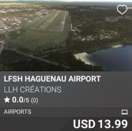 LFSH HAGUENAU Airport by LLH Créations. USD 13.99