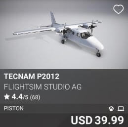 Tecnam P2012 Flightsim Studio AG USD 39.99