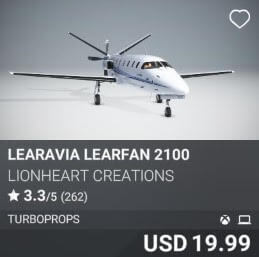 LearAvia LearFan 2100 by Lionheart Creations. USD 19.99