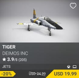 Tiger Deimos Inc USD 19.99