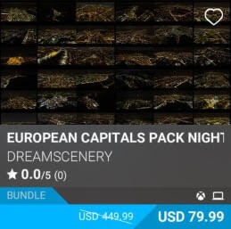 European Capitas Pack Night Dreamscenery USD 79.99