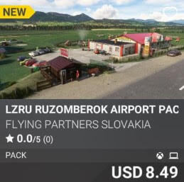 LZRU Ruzomberok Airport Flying Partners Slovakia USD 8.49