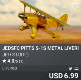 JEDSFC Pitts S-1S Metal Liveries Jed Studio USD 6.99