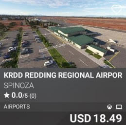 KRDD Redding Regional Airport USD 18.49