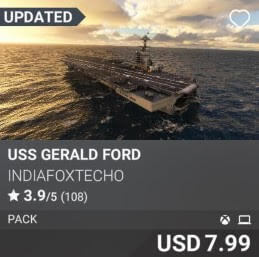 USS Gerald Ford by IndiaFoxtEcho. USD 7.99