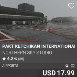 PAKT Ketchikan International airport by Northern Sky Studio. USD 17.99