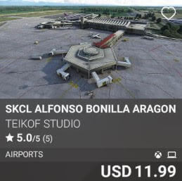 SKCL Alfonso Bonilla Aragon International Airport by Teikof Studio. USD 11.99