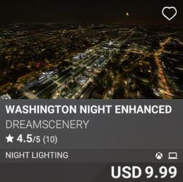 Washington Night Enhanced by DreamScenery. USD 9.99