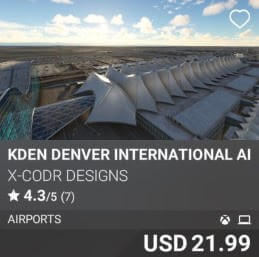 KDEN Denver International Airport by X-Codr Designs. USD 21.99