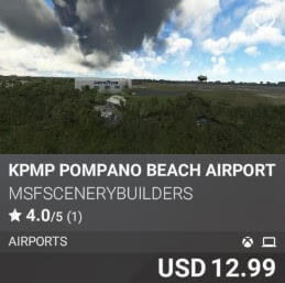 KPMP Pompano Beach Airport by MSFScenerybuilders. USD 12.99