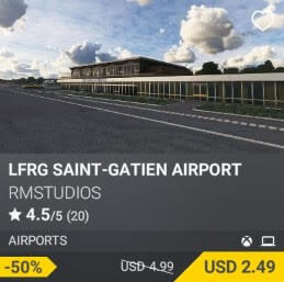 LFRG Saint-Gatien Airport by RMSTUDIOS. USD 4.99 (on sale for 2.49)