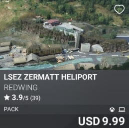 LSEZ Zermatt Heliport by REDWING. USD 9.99