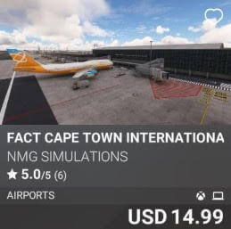 FACT Cape Town International Airport by NMG Simulations. USD 14.99