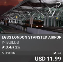 EGSS London Stansted Airport Inibuilds USD 11.99