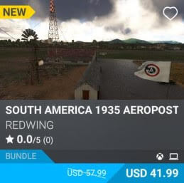 South America 1935 Aeropostale route by Redwing. USD 41.99