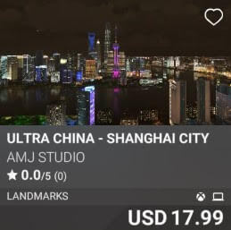 ULTRA CHINA - SHANGHAI CITY AMJ Studio 17.99