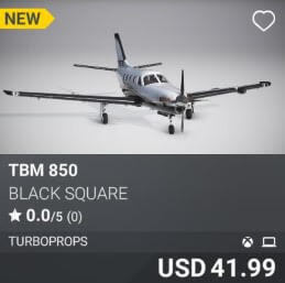 TBM 850 Black Square USD 41.99