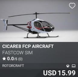 Cicare8 FCP Aircraft Fastcow Sim UYSD 15.99