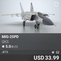 MIG-25PD GKS USD 33.99