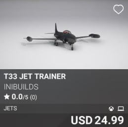 T33 Jet Trainer Inibuilds USD 24.99