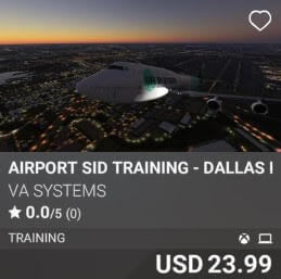 Airport SID Training - Dallas Fort Worth (KDFW) by VA SYSTEMS. USD 23.99