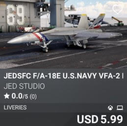 JEDSFC F/A-18E U.S. Nacy VFA-2 Jed Studio USD 5.99