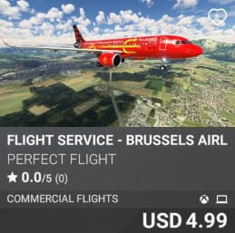 Flight Service - Brussels Airline Perfect Flight USD 4.99