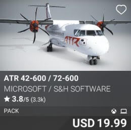 ATR 42-600 / 72-600 by Microsoft / S&H Software. USD 19.99