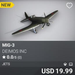 MiG-3 by DeimoS Inc. USD 19.99