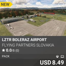 LZTR Boleraz Airport by Flying Partners Slovakia. USD 8.49