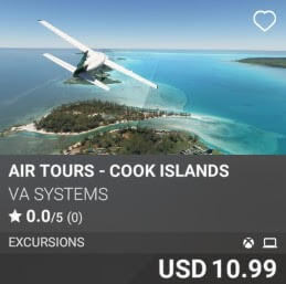 Air Tours - Cook Islands by VA SYSTEMS. USD 10.99