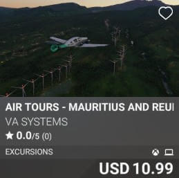 Air Tours - Mauritius and Reunion by VA SYSTEMS. USD 10.99