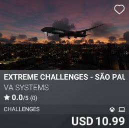 Extreme Challenges - São Paulo–Congonhas (SBSP) by VA SYSTEMS. USD 10.99