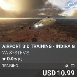 Airport SID Training - Indira Gandhi (VIDP) by VA SYSTEMS. USD 10.99