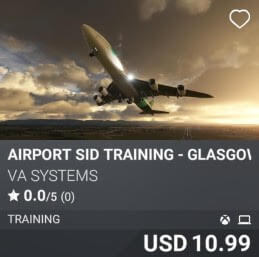 Airport SID Training - Glasgow (EGPF) by VA SYSTEMS. USD 10.99